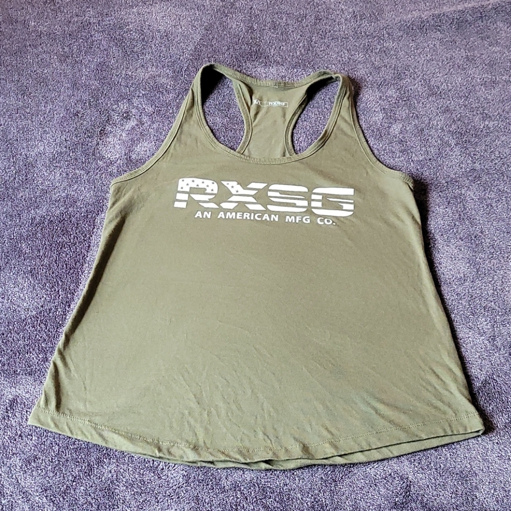 Olive Green RXSG XL Tank Top